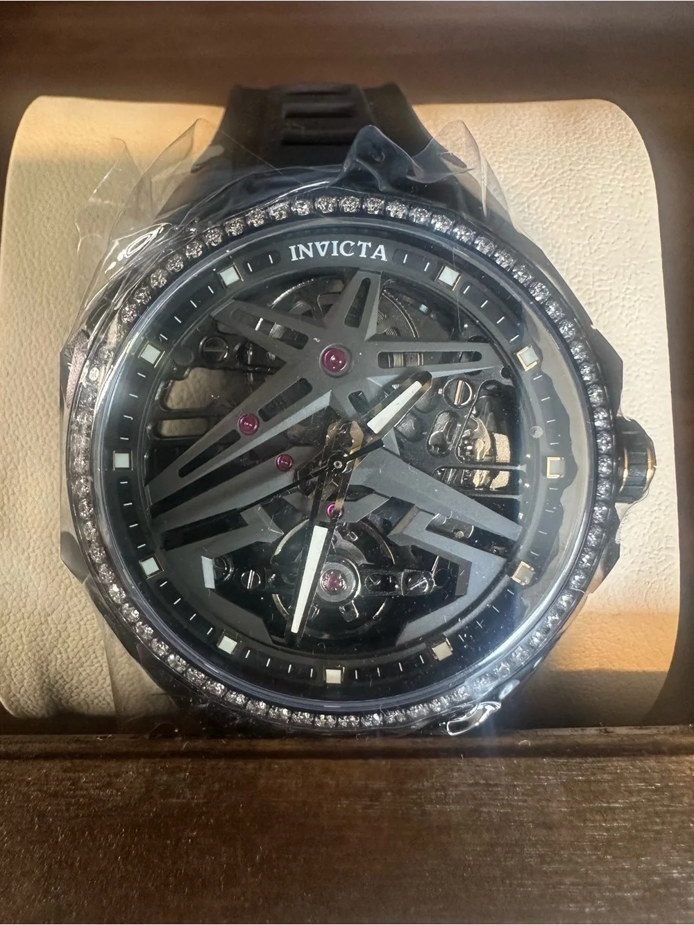 Invicta Objet D Art Astradia Lab Grown Diamond Automatic Men's Watch (70121)